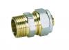Five layer male threaded coupling